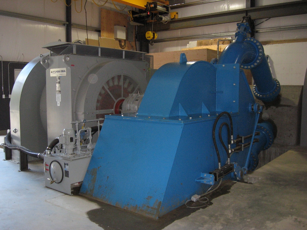 Castle Creek Pelton Hydro Turbine