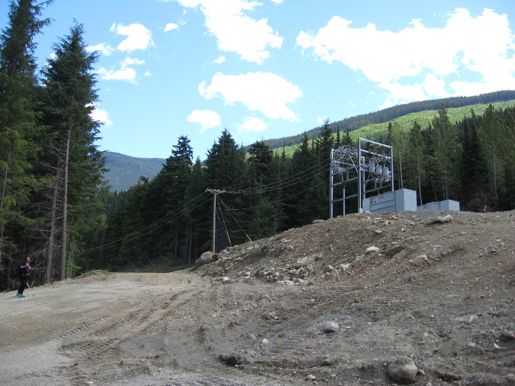 Castle Creek Hydropower Switchyard