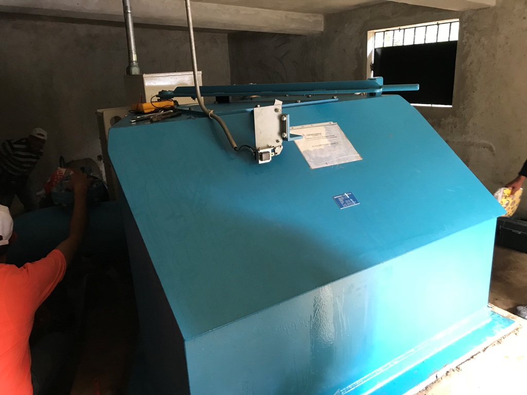 Turgo hydro turbine, Dominican Republic