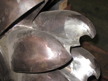 Repaired Pelton Turbine Runner