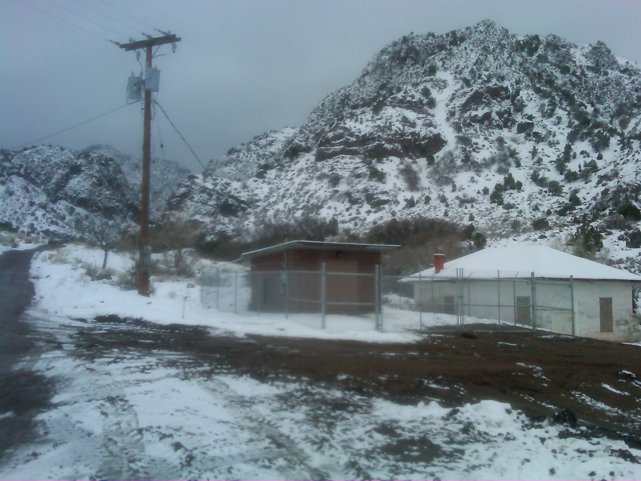 Hydro Powerhouse and Power Pole
