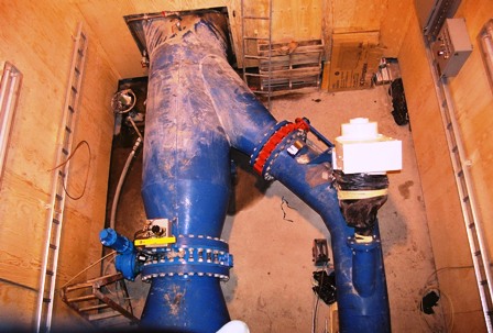 15kW Propeller Turbine Supplies Power for the Intake Gate House