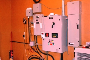 Pelton Hydro Turbine Control Panel